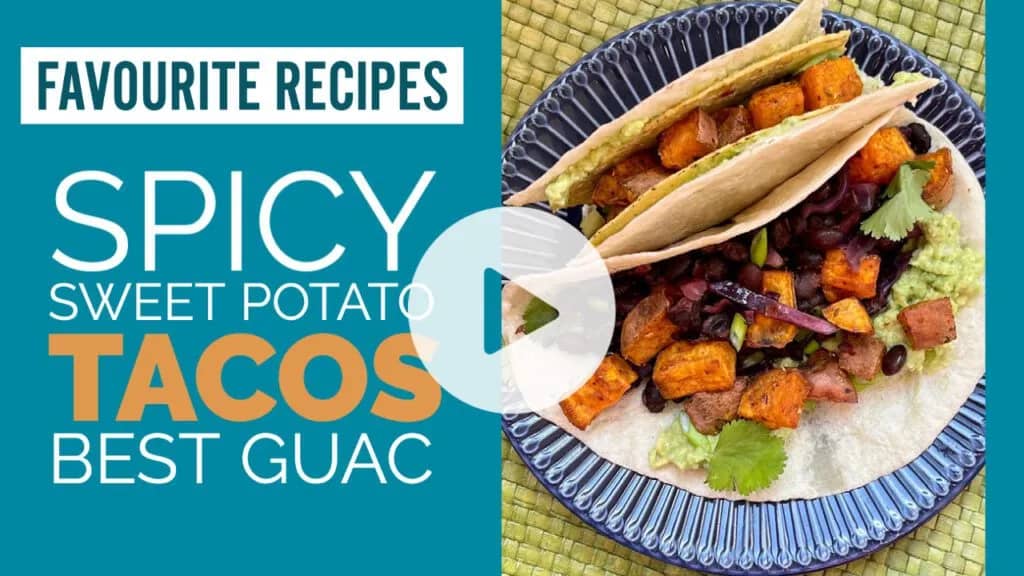 Spicy Sweet Potato Tacos AT THE CORE Ayurvedic Recipes