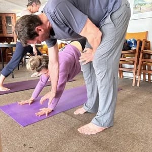 Yogesh Yoga Class Asana Adjustments