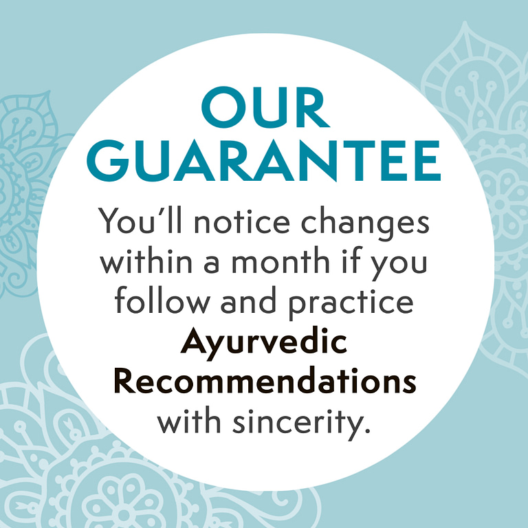 Ayurveda Changes Guarantee